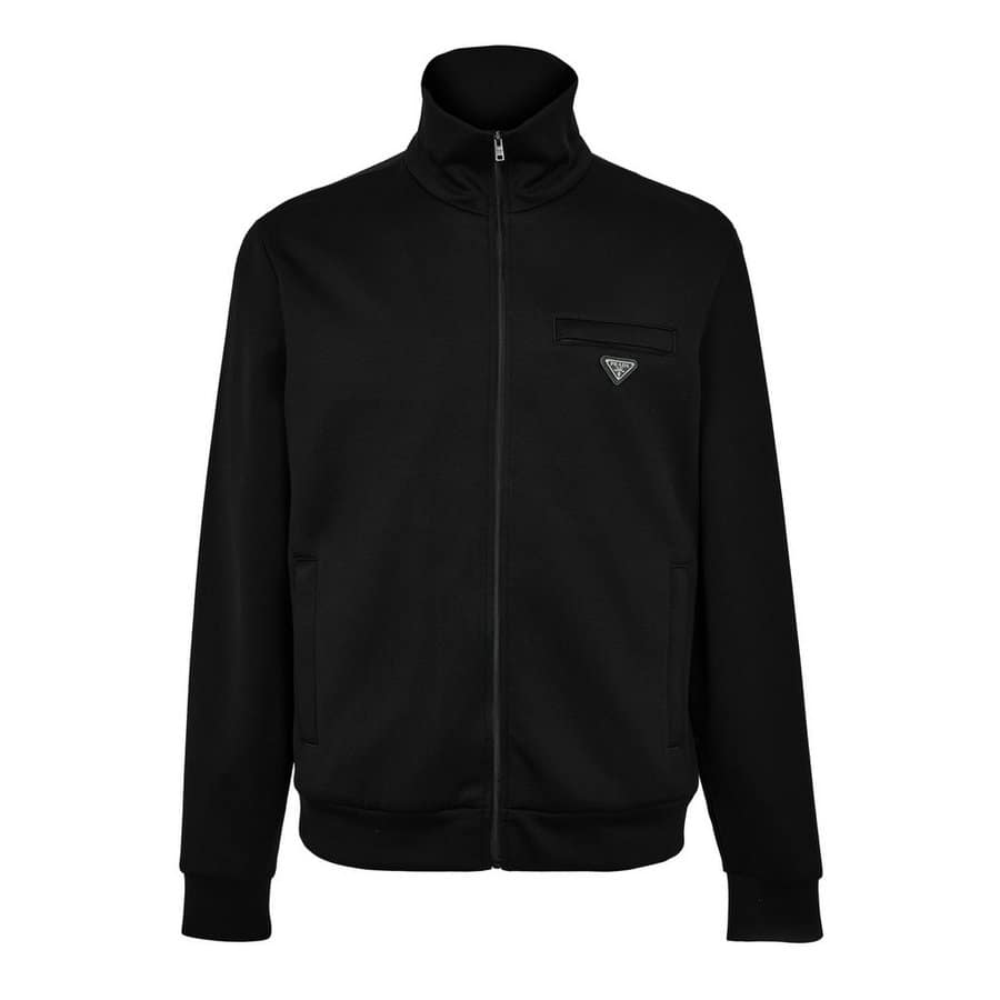 Prada Technical Fabric Relaxed Fit Tracksuit Top