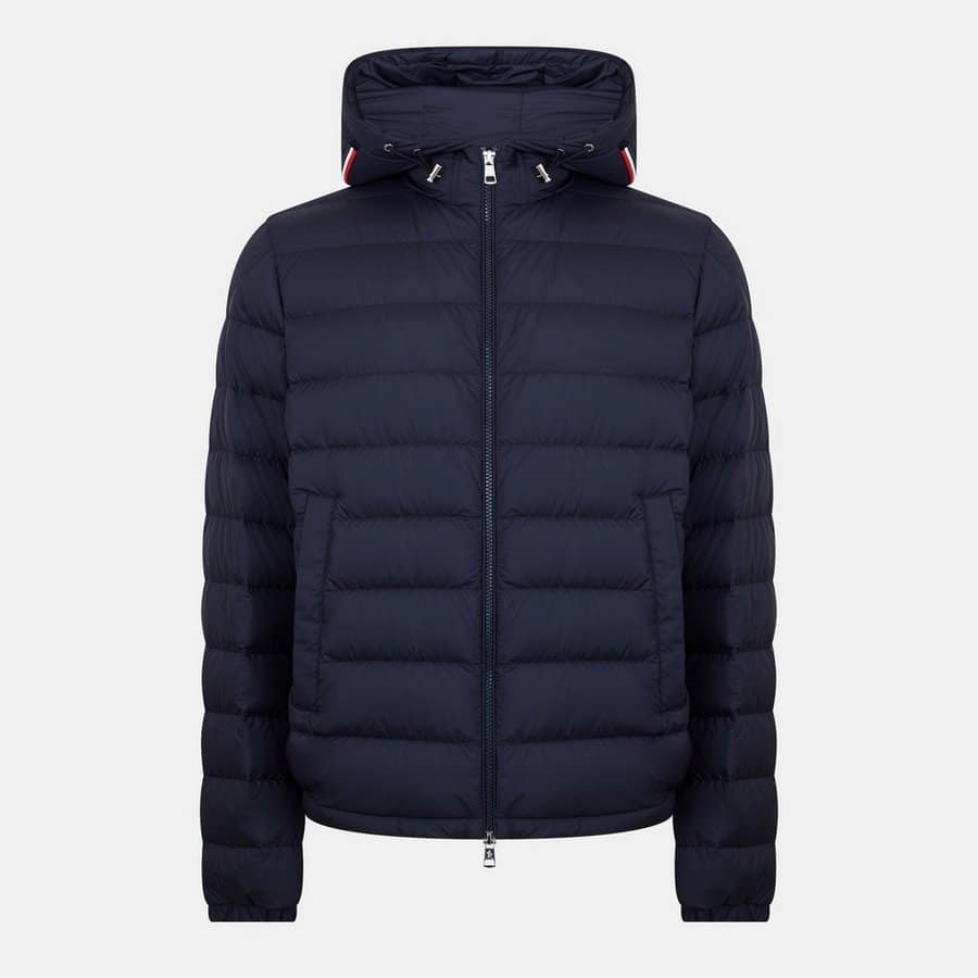 Moncler Verm Hooded Medium Puffer Jacket